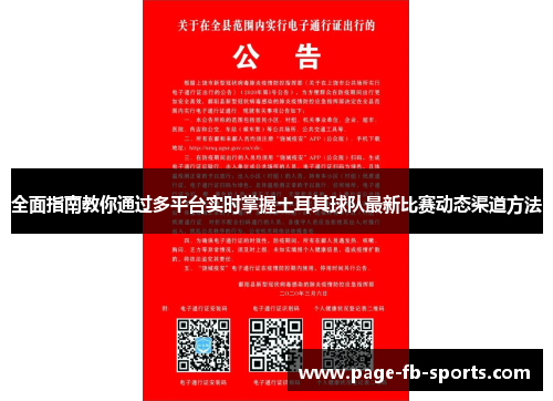 全面指南教你通过多平台实时掌握土耳其球队最新比赛动态渠道方法