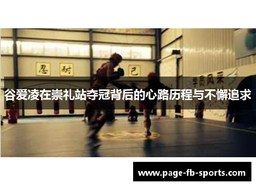 谷爱凌在崇礼站夺冠背后的心路历程与不懈追求